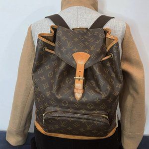 Louis Vuitton Monogram Montsouris GM Backpack LV